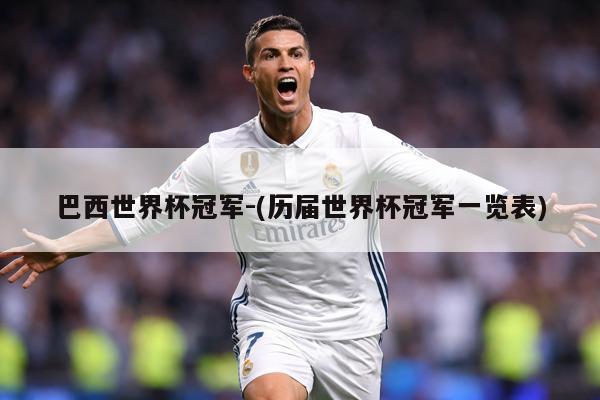 巴西世界杯冠军-(历届世界杯冠军一览表)
